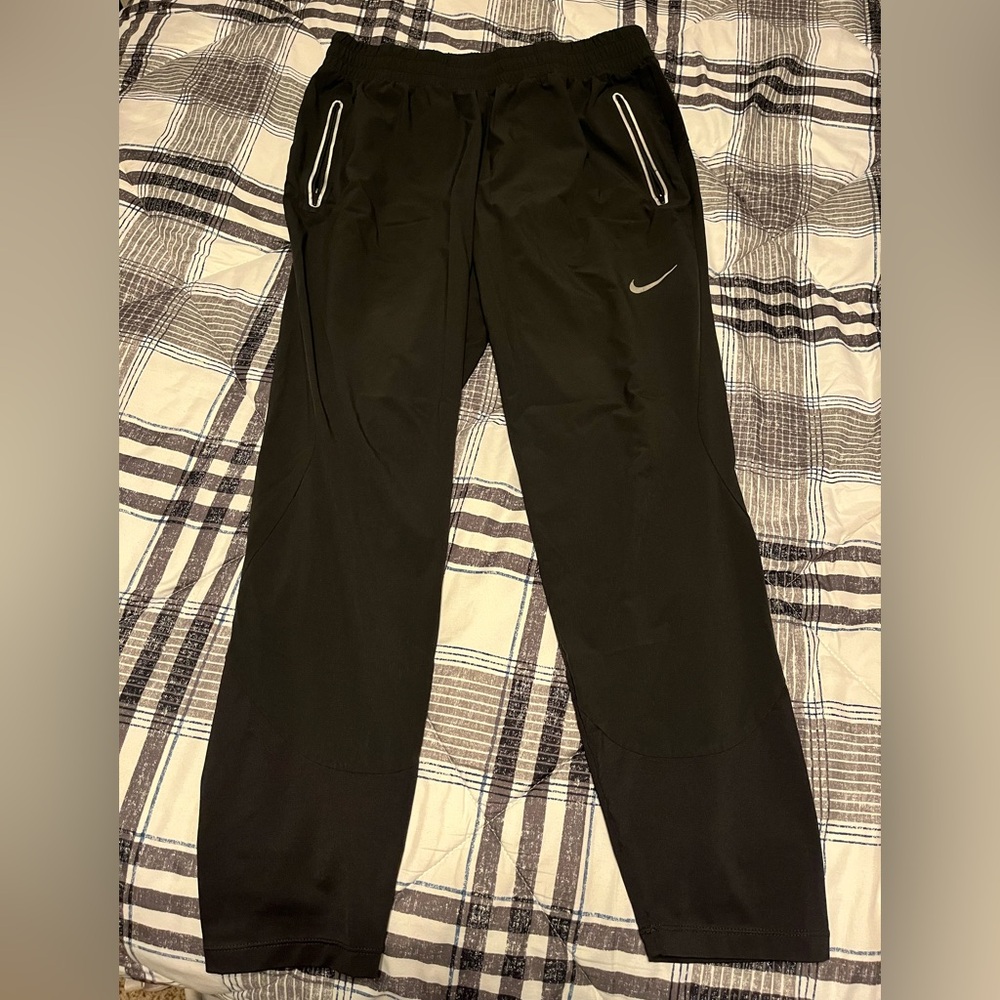Nike Dri-FIT Black Joggers Size Medium
